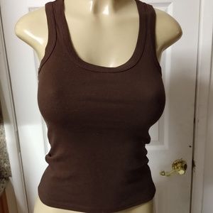 Set of 2 brown tank tops